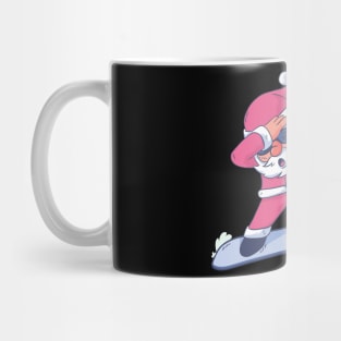 SNOWBOARD SANTA DAB Mug